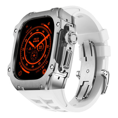 RM7015 Series - Silver Vanguard Stainless steel Apple Watch Ultra Case