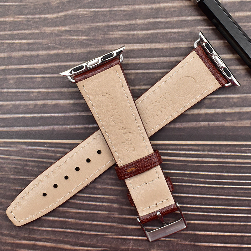 Goatskin Leather Strap For Apple Watch