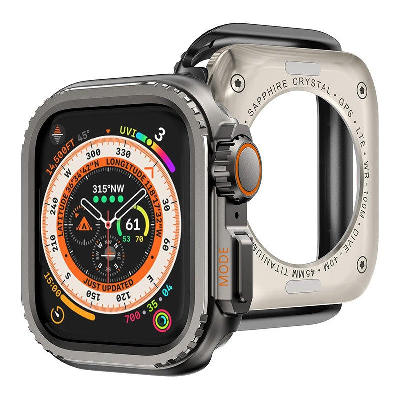 Rugged Titanium Alloy Case For Apple Watch