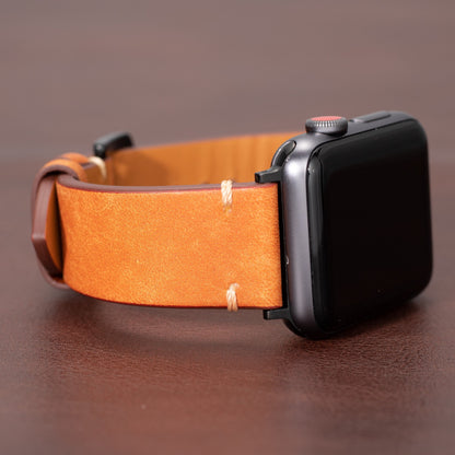 Premium Italian Leather Strap For Apple Watch