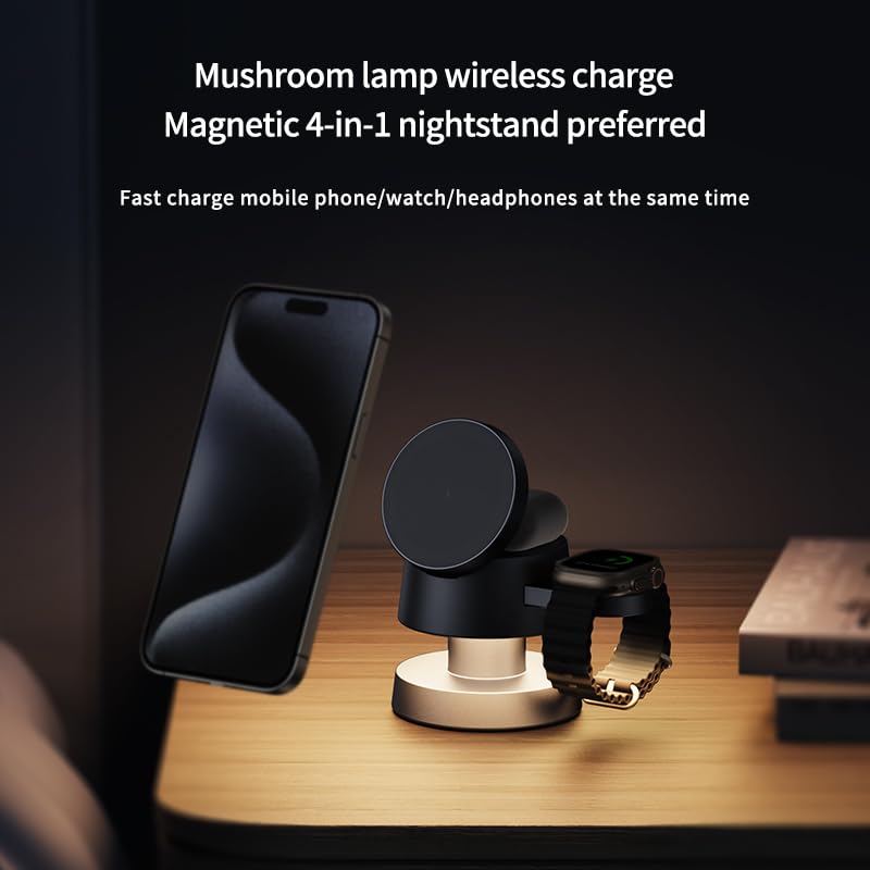 3 in 1 Magnetic Charger with Ambient Light&nbsp