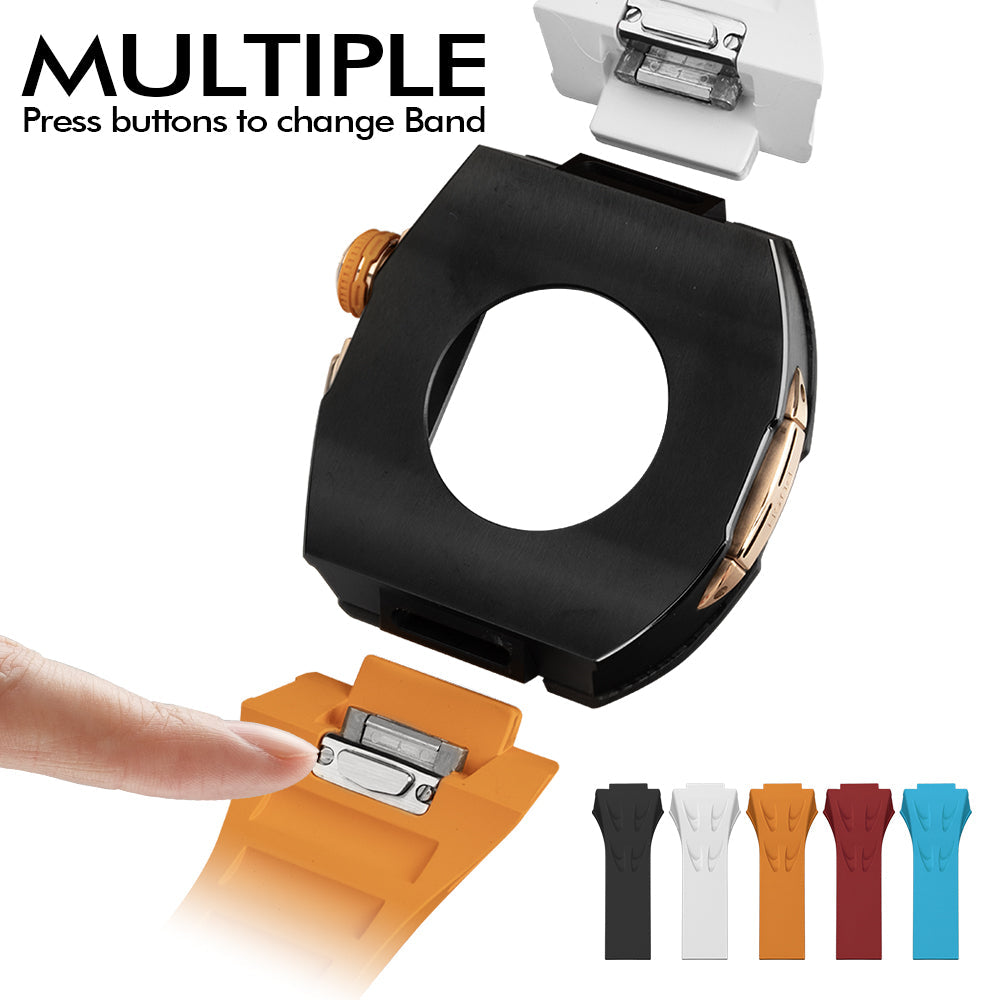 RM7013 Carbon Fiber Case Retrofit Kit For Apple Watch S10