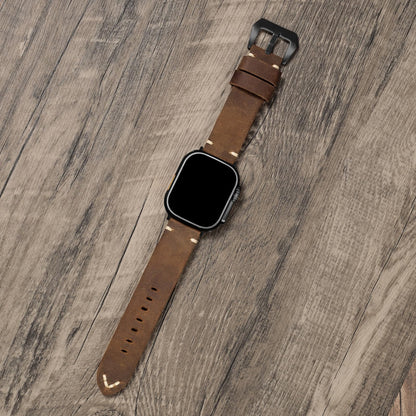 Vintage Leather Band For Apple Watch