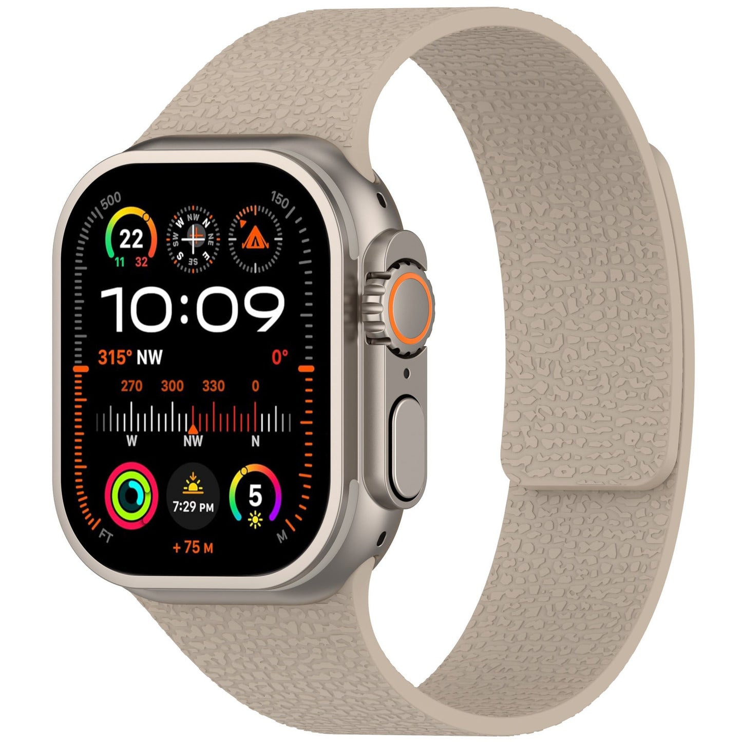 Lychee Magnetic Silicone Band For Apple Watch