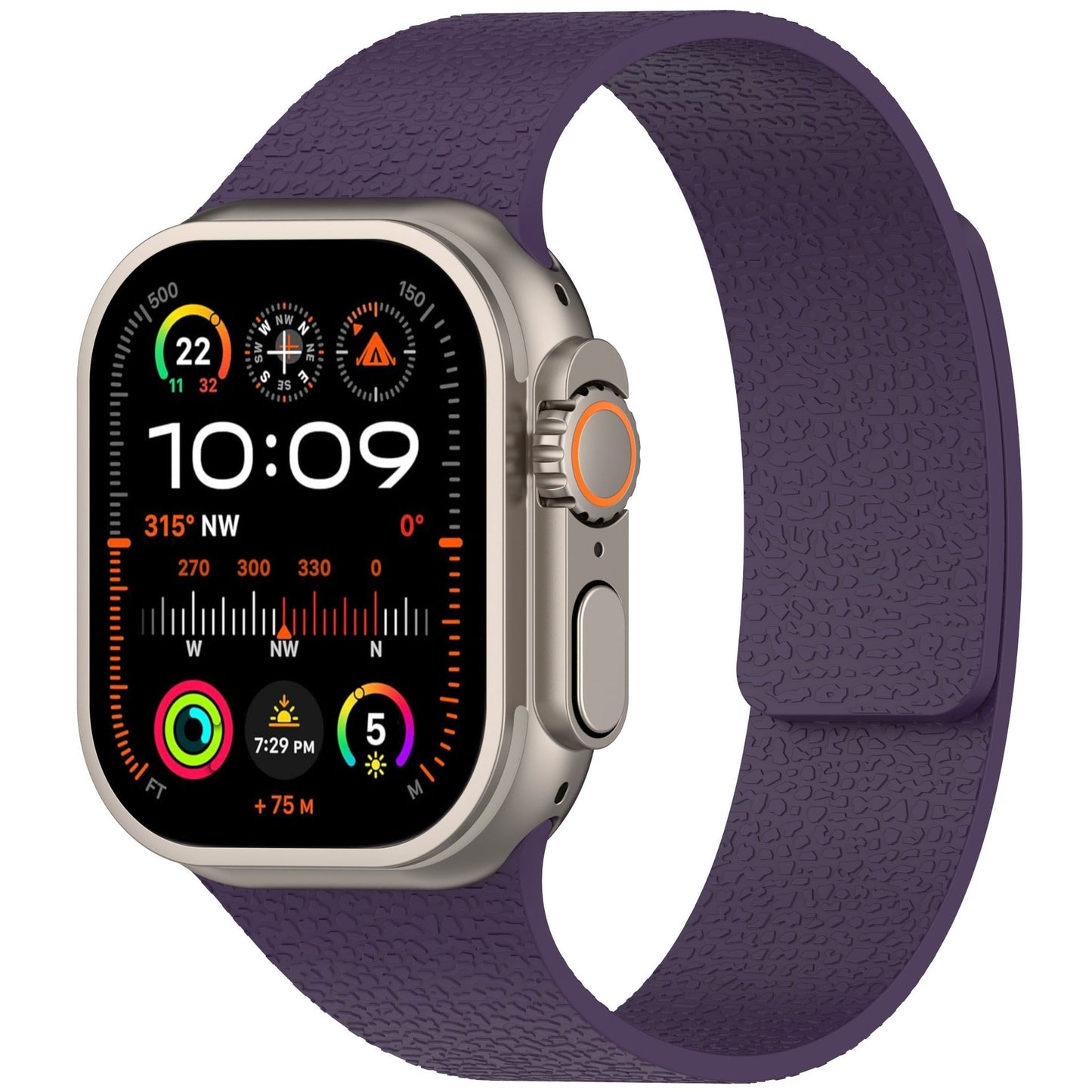 Lychee Magnetic Silicone Band For Apple Watch