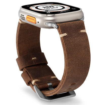 Vintage Leather Band For Apple Watch